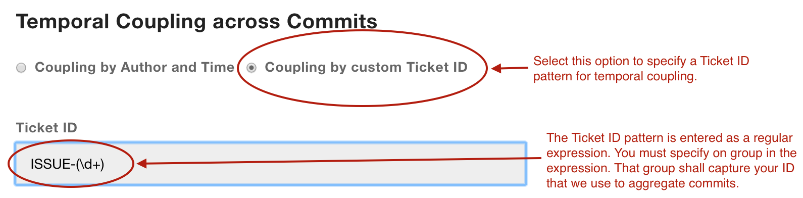 Configure a pattern to extract a Ticket ID