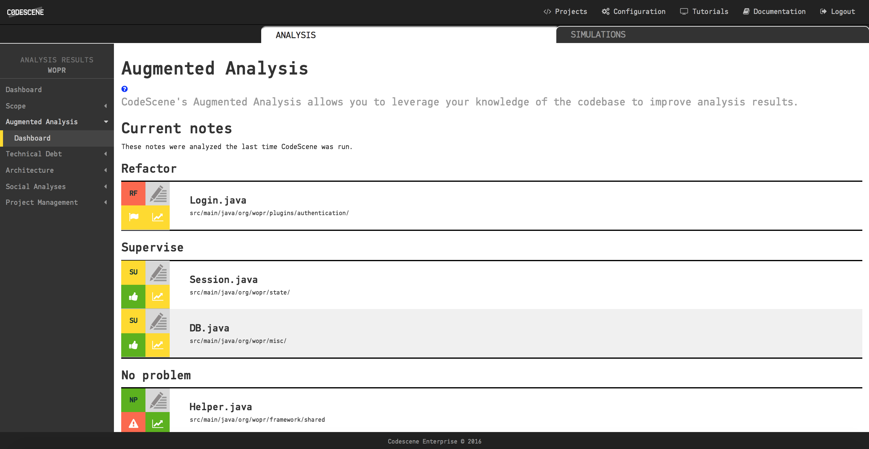 Manage your intelligent notes from their dashboard.