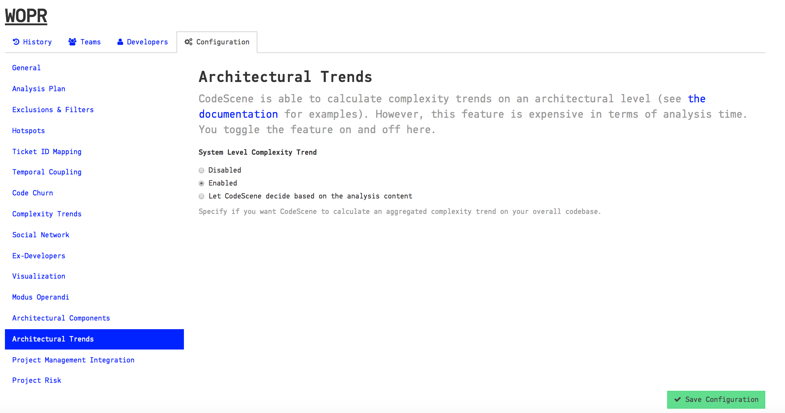 Enable Architectural Trends