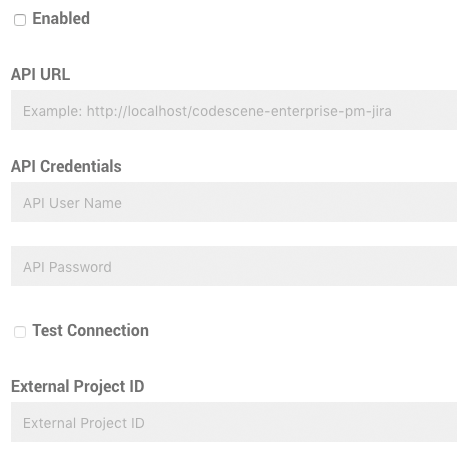 Enable the project management integration