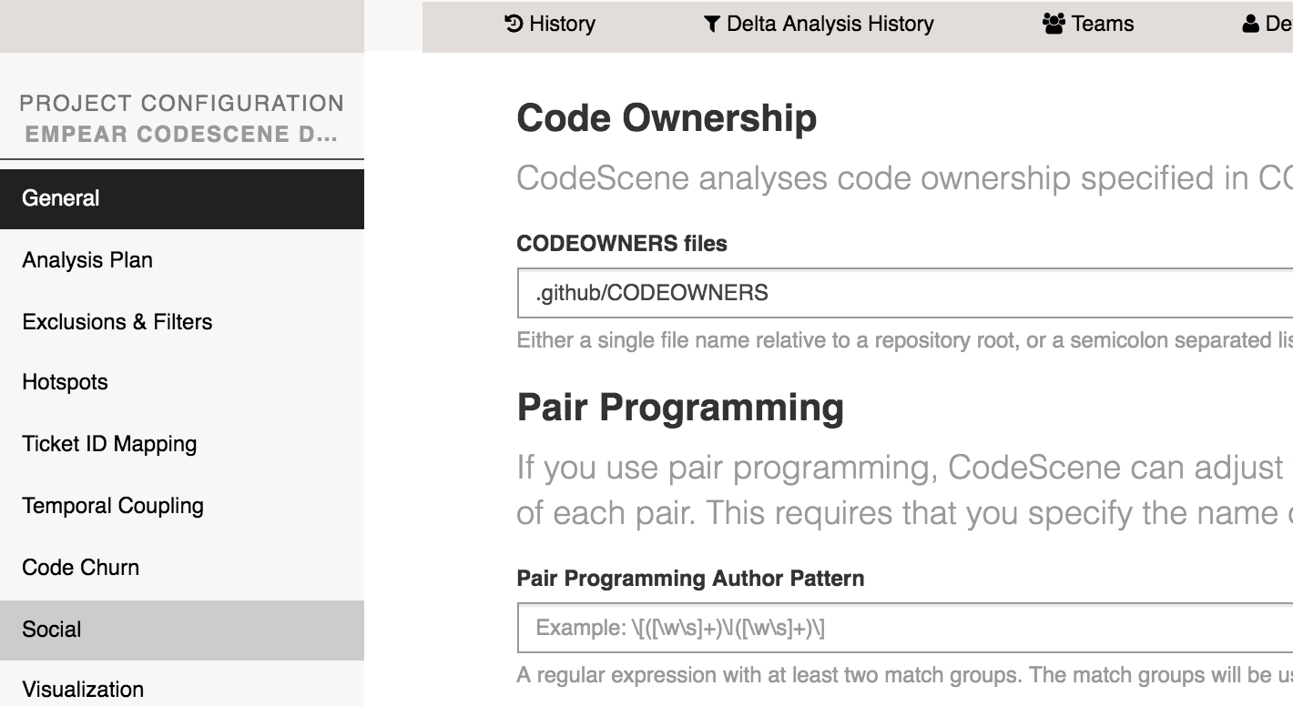 Specify the relative path to the CODEOWNERS file.