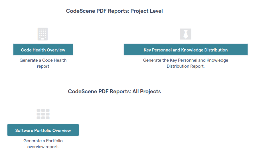 Project Report Types