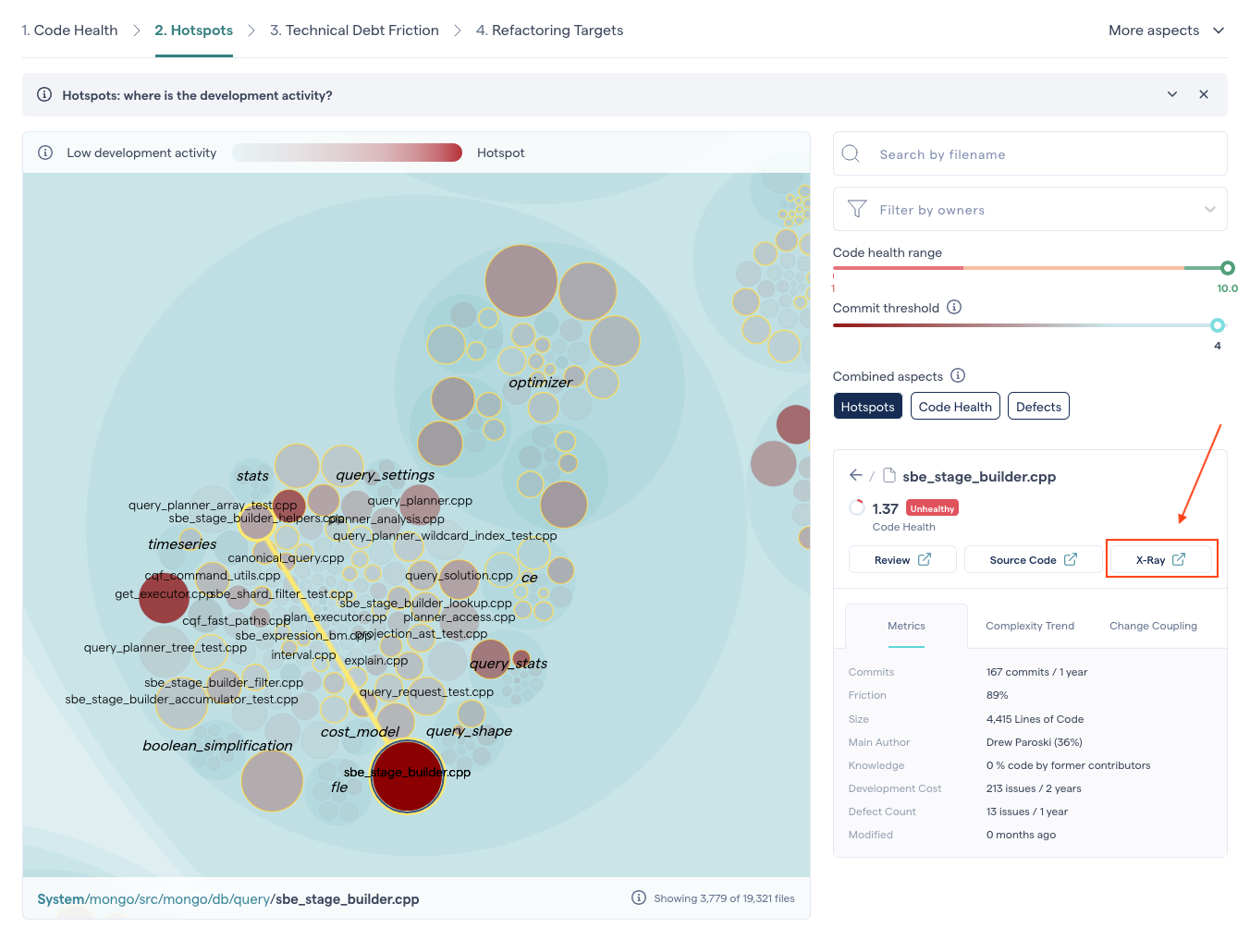 Run X-Ray from the context menu